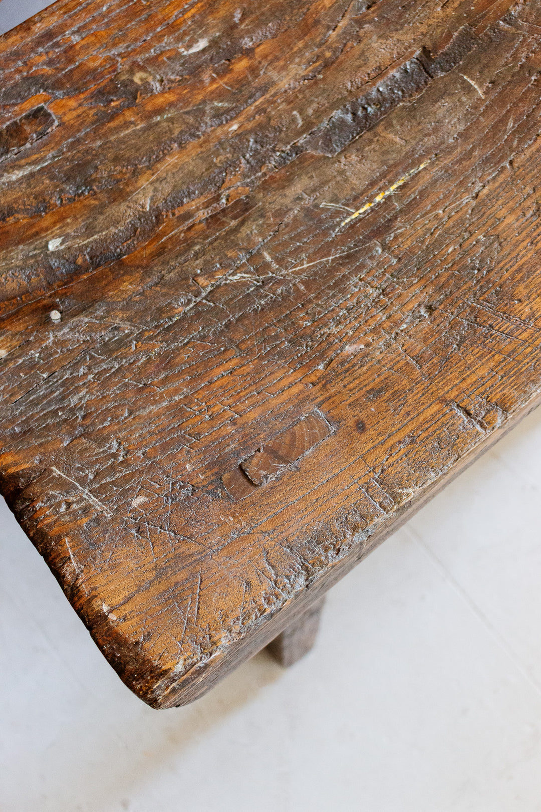 antique french farmhouse stool