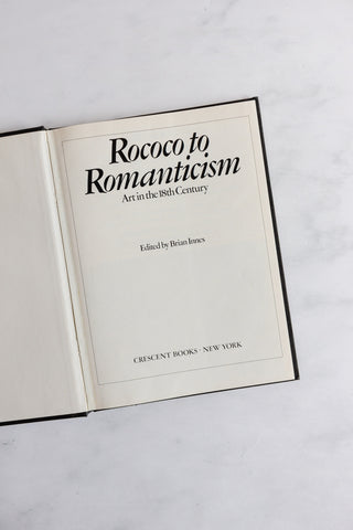 "rococo to romanticism" vintage art book