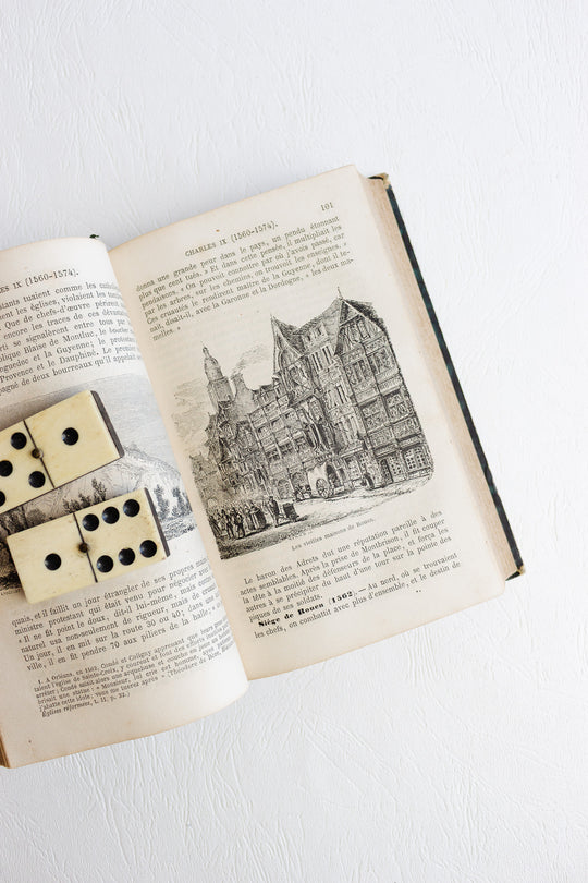 1st edition "histoire de france" antique book by Duruy published in 1862