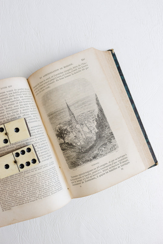 1st edition "histoire de france" antique book by Duruy published in 1862