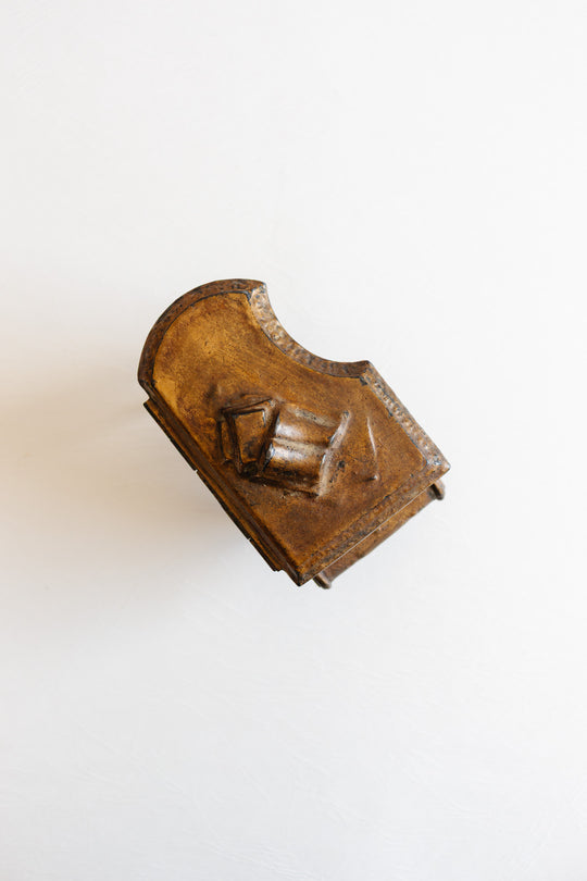 antique french gilt metal piano boîte de bijoux