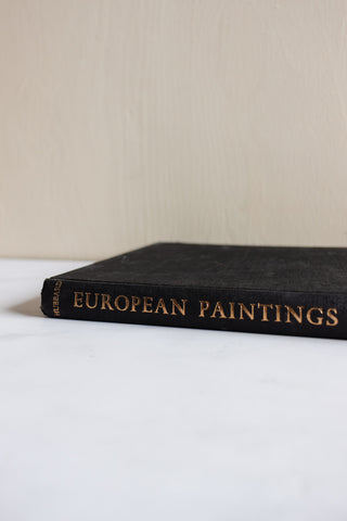 rare "european paintings in canadian collections" vintage art book