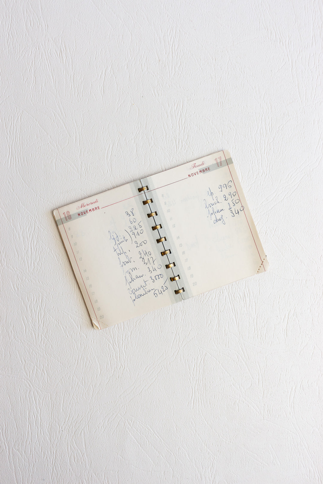 midcentury french pocket sized rendez-vous agenda