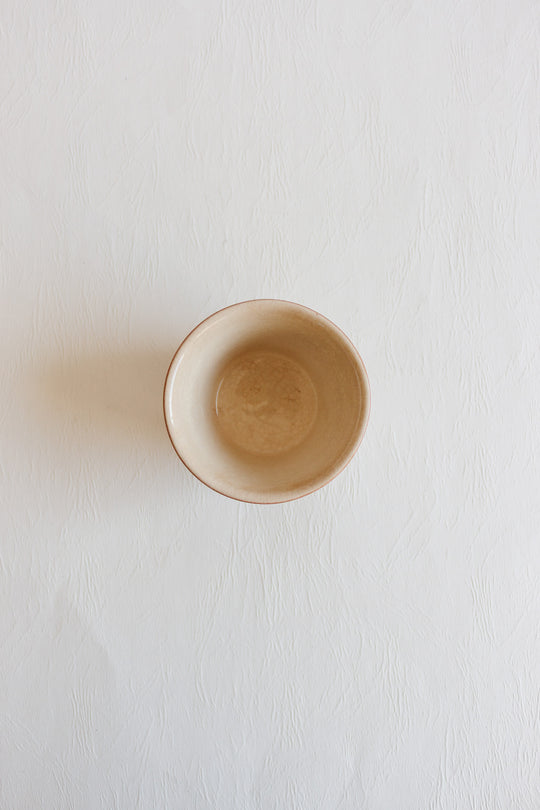 pair of vintage french stoneware bowls