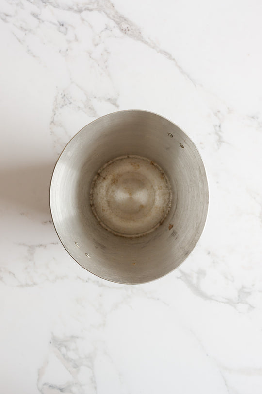 vintage french aluminum "piper" champagne bucket