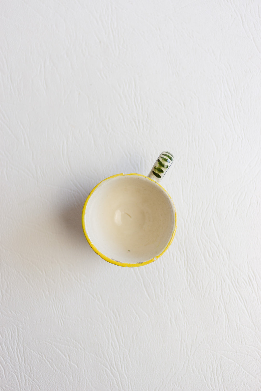 antique french handpainted petite mug set of 4