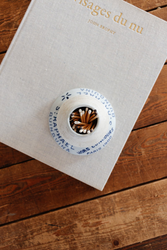 antique french st. raphaël quinquina match strike