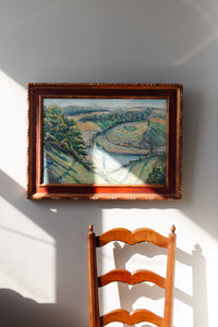 vue du sommet de la colline