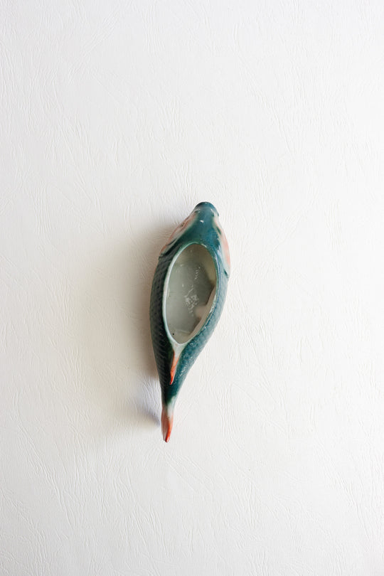 vintage french petite barbotine poisson jardinière