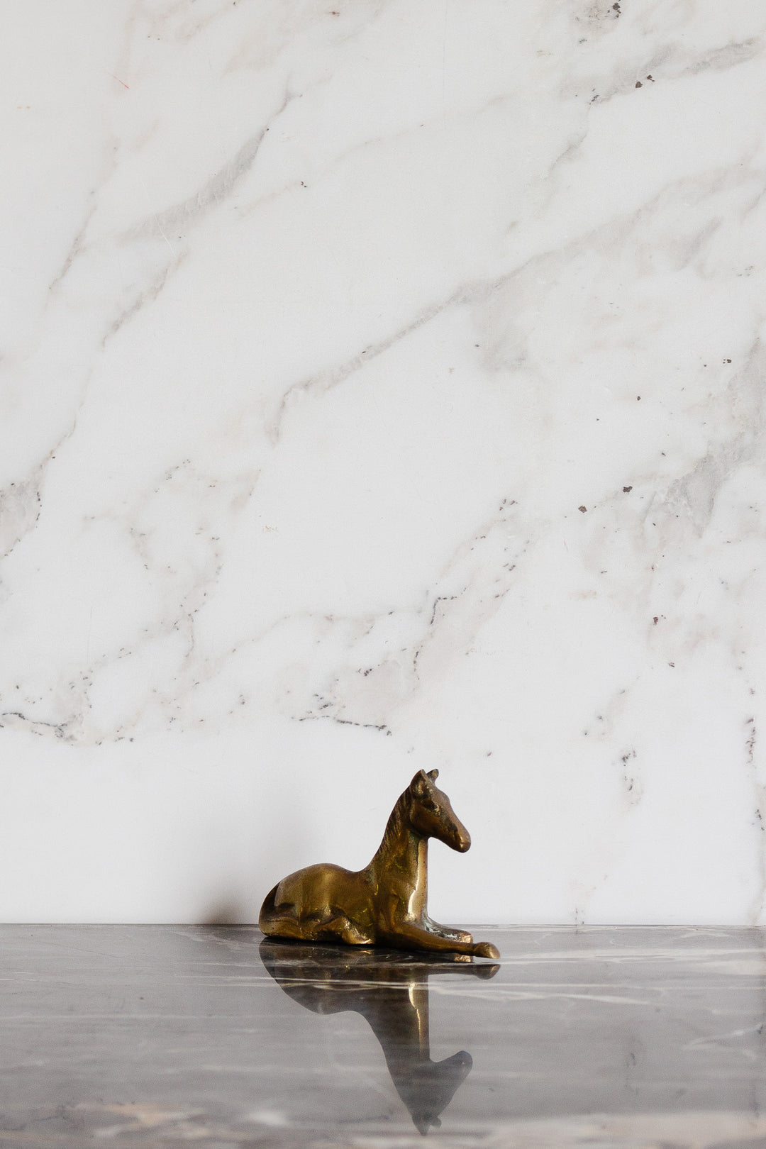 vintage french brass horse collection