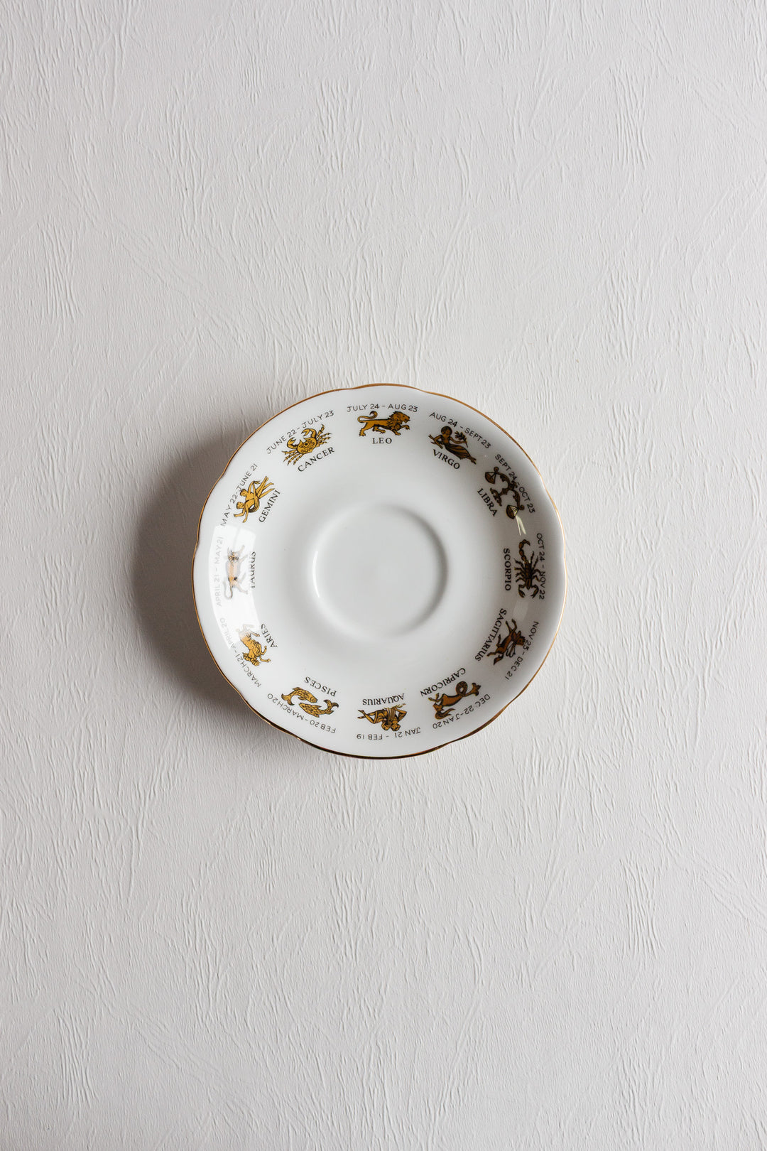 1960s regal bone china "signs of the zodiac" cancer tea cup