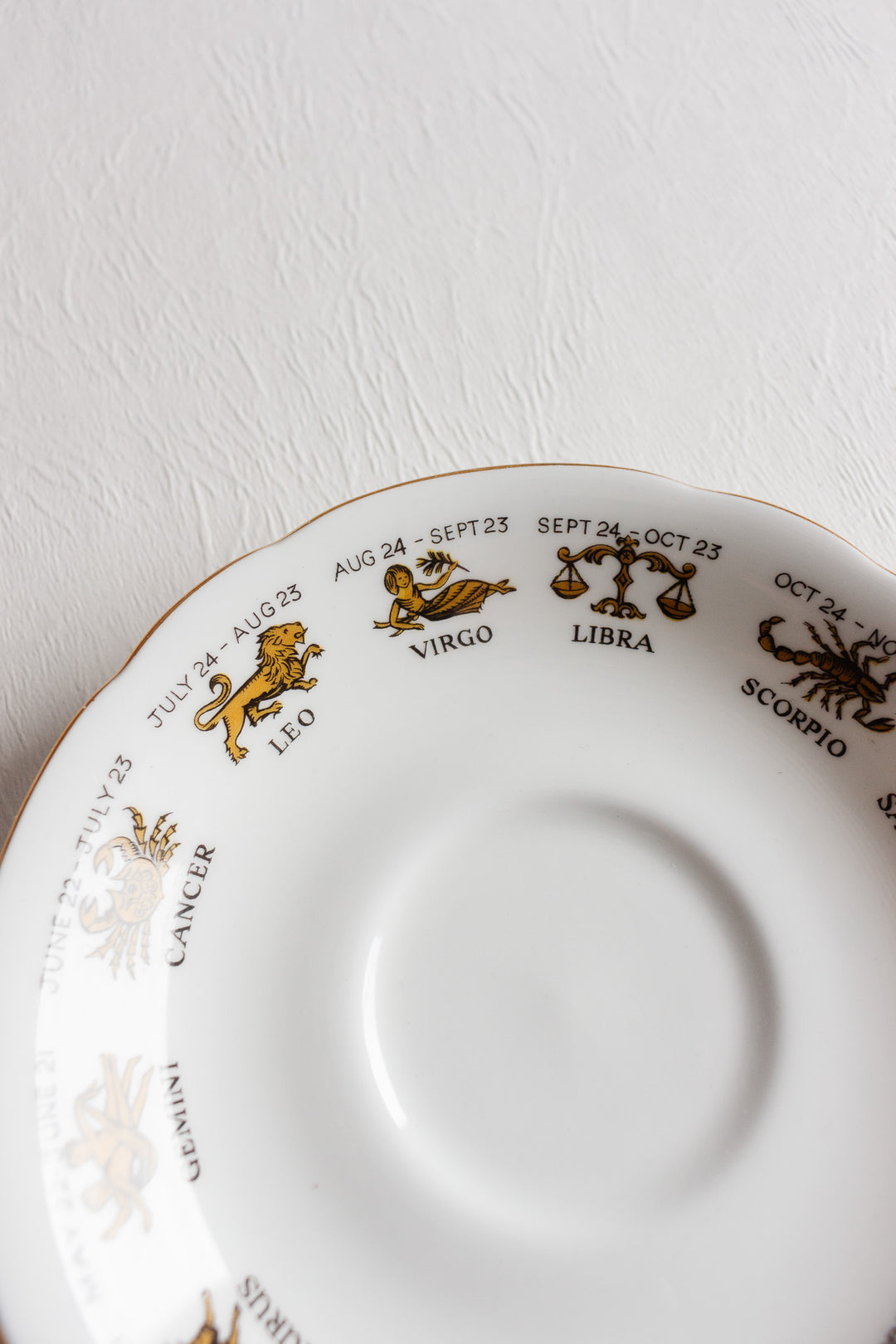 1960s regal bone china "signs of the zodiac" cancer tea cup