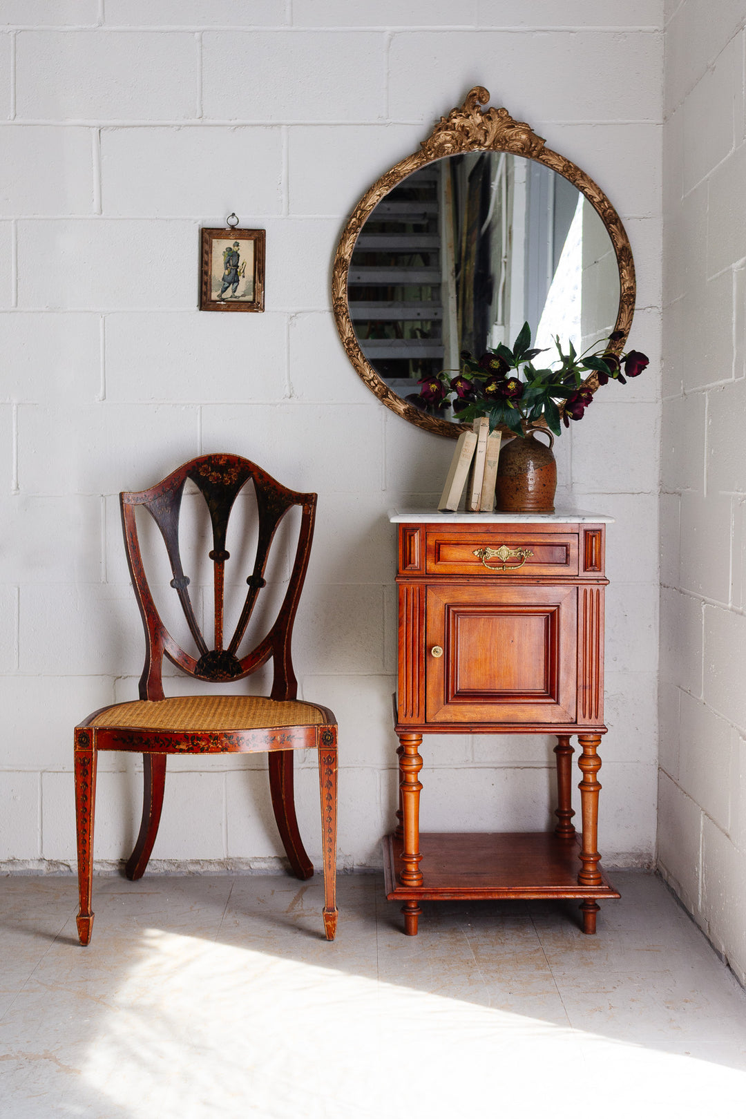 antique french hepplewhite chair