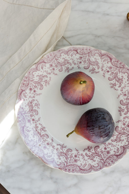 john maddock & sons violet "seville" plate circa 1895