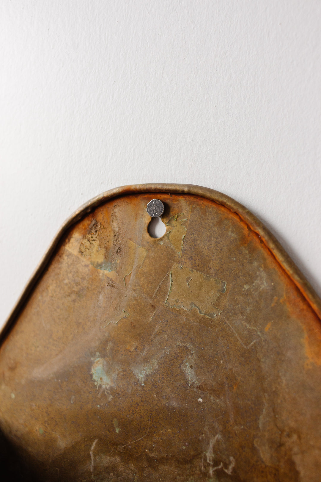 vintage french brass wall mount planter