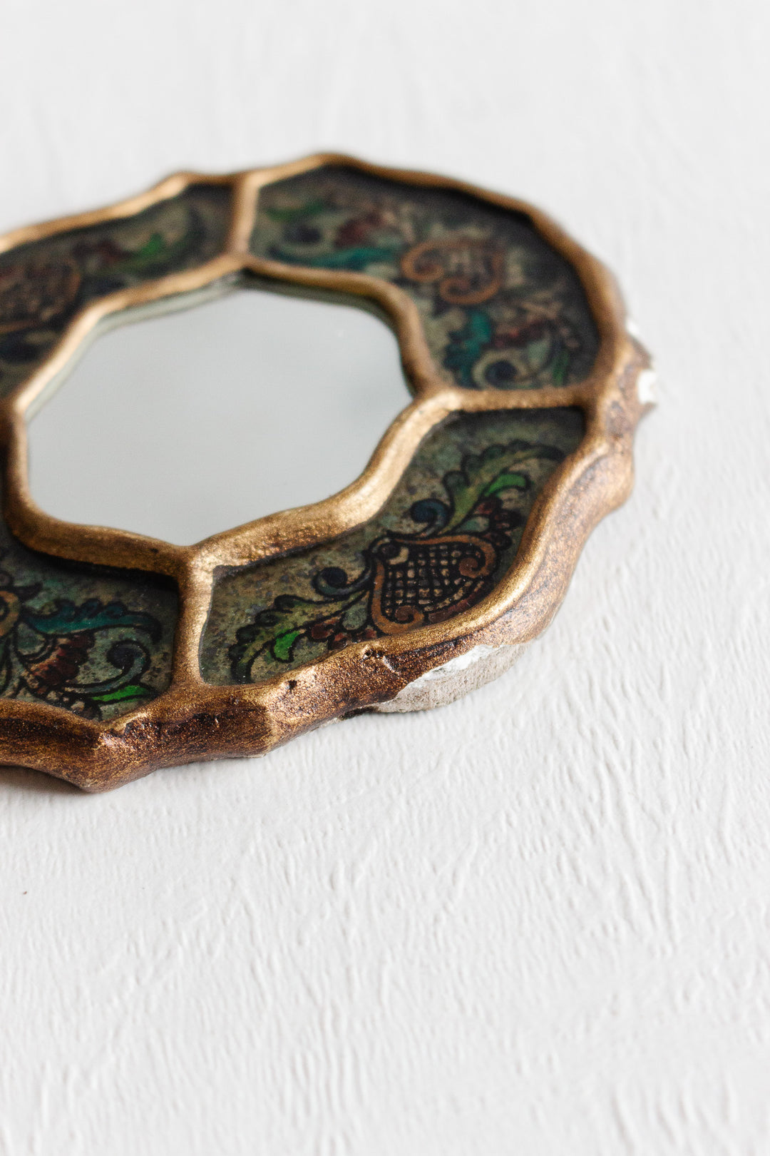 antique french petit verre églomisé mirrors