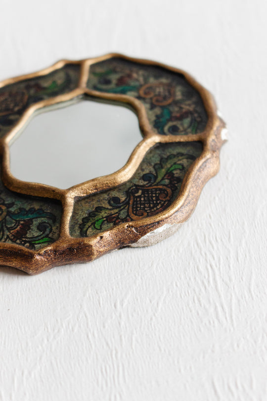 antique french petit verre églomisé mirrors