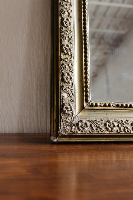 antique french gilt louis philippe mirror