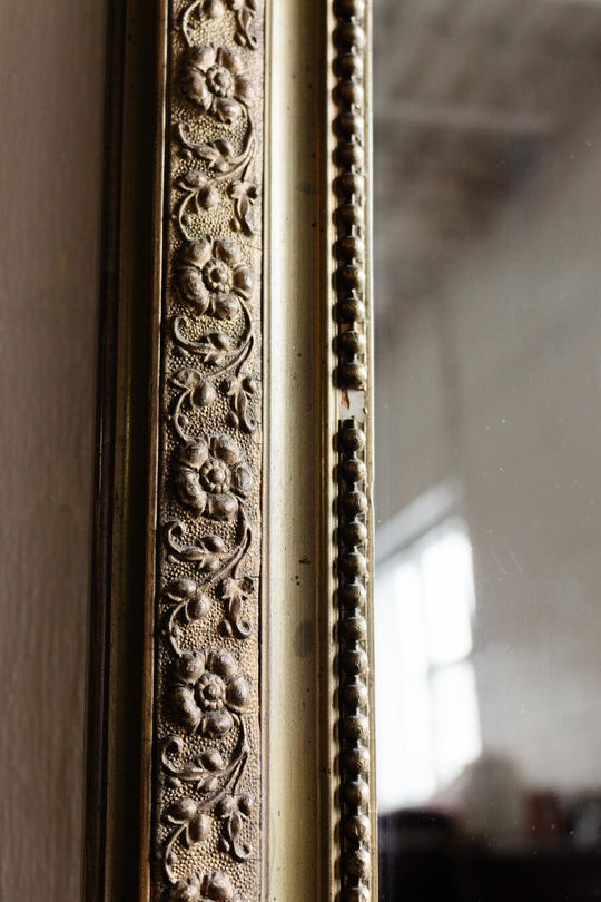 antique french gilt louis philippe mirror
