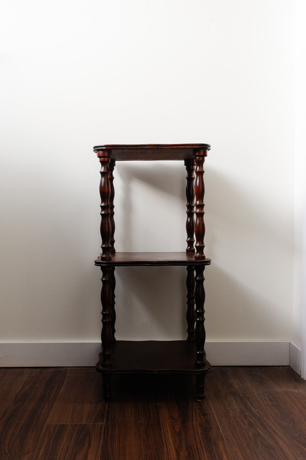 vintage french pine tiered table