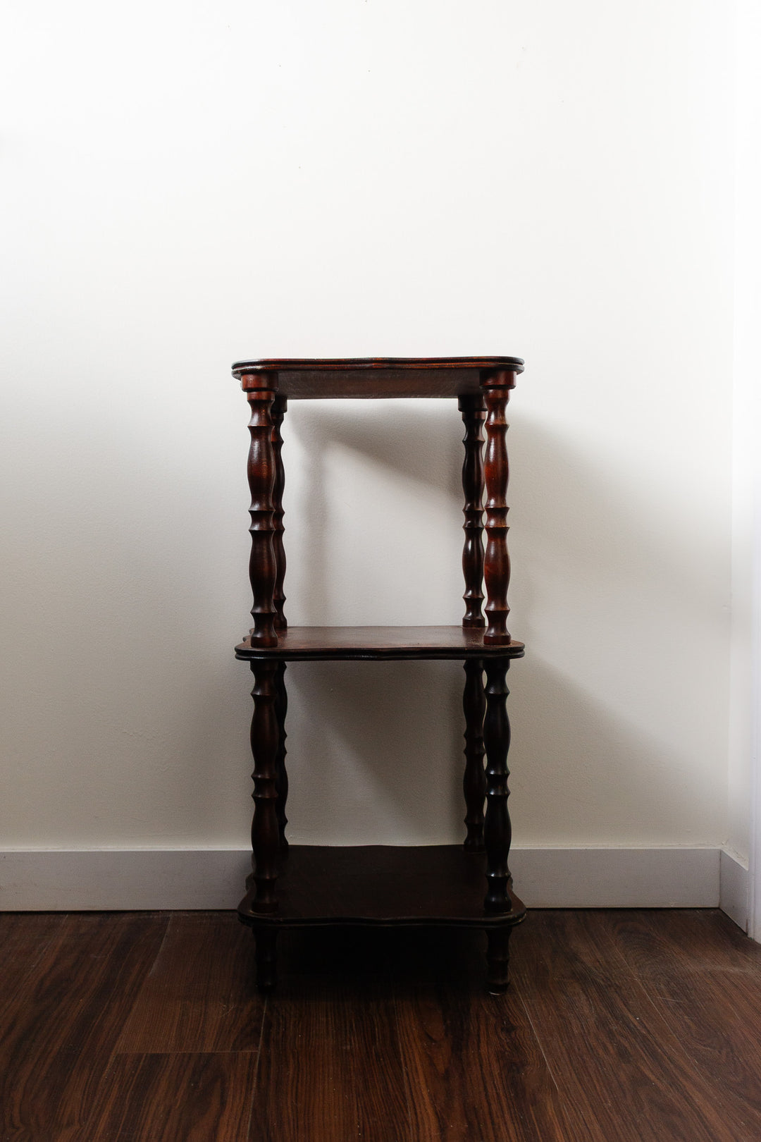 vintage french pine tiered table