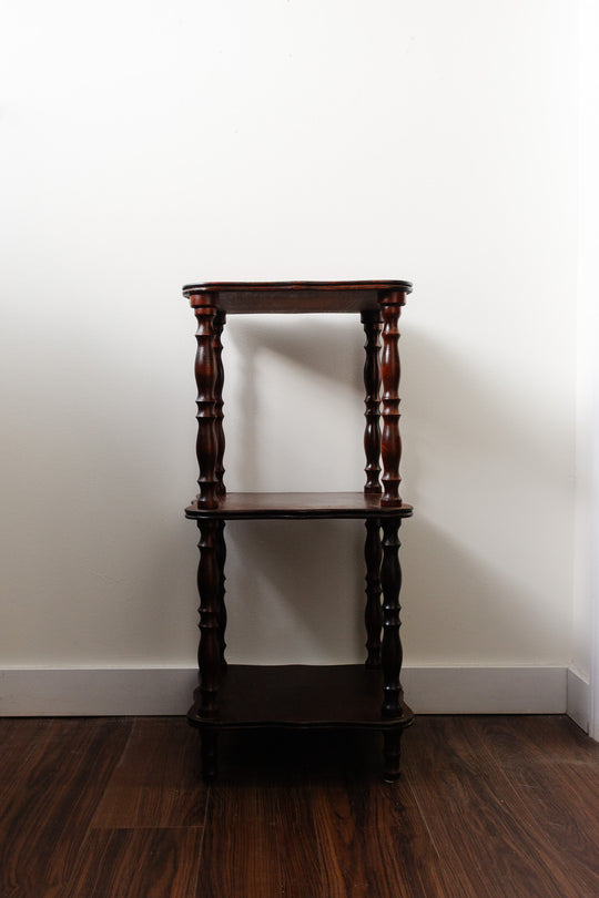 vintage french pine tiered table