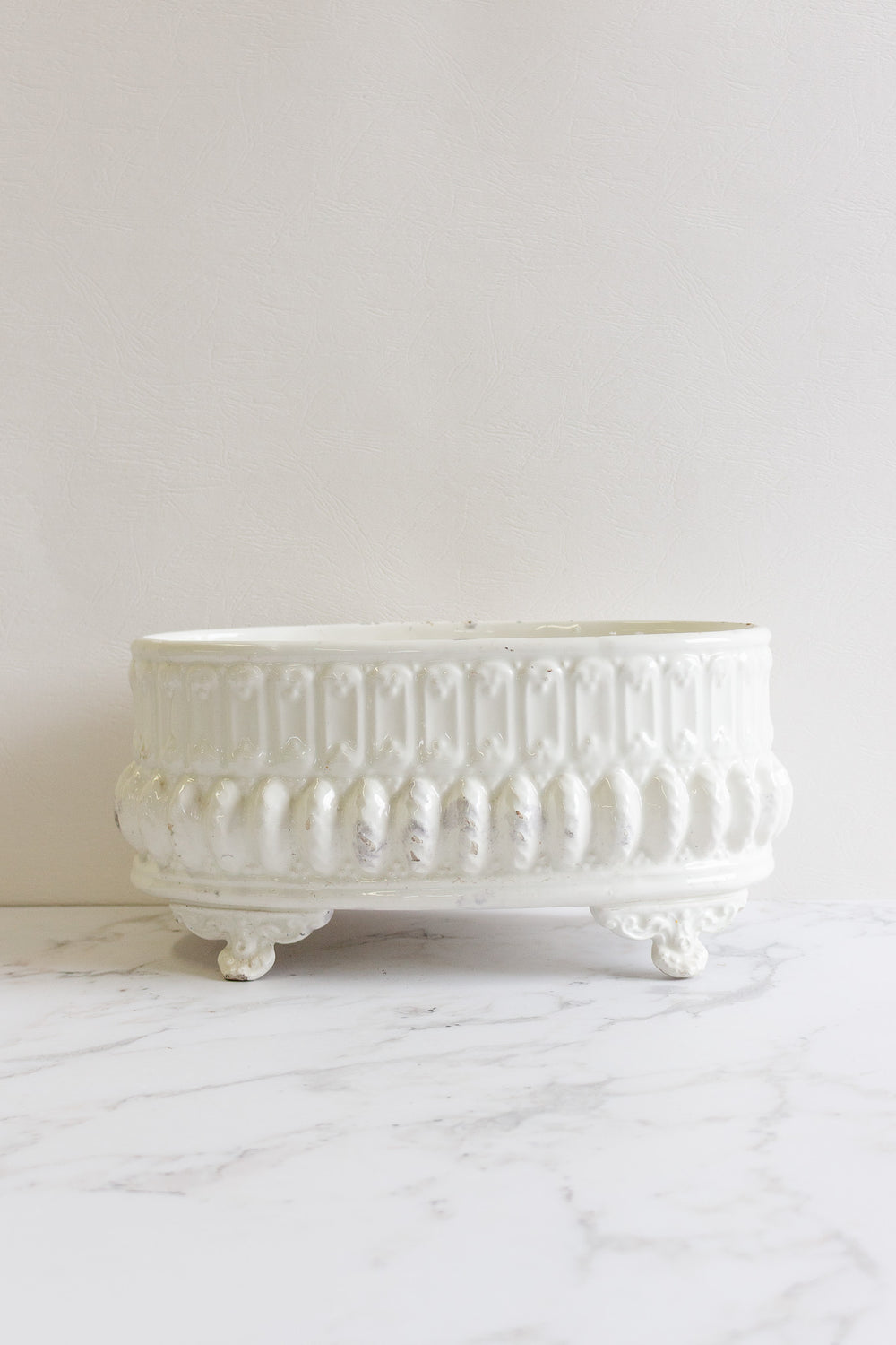 antique spanish porcelain jardinière