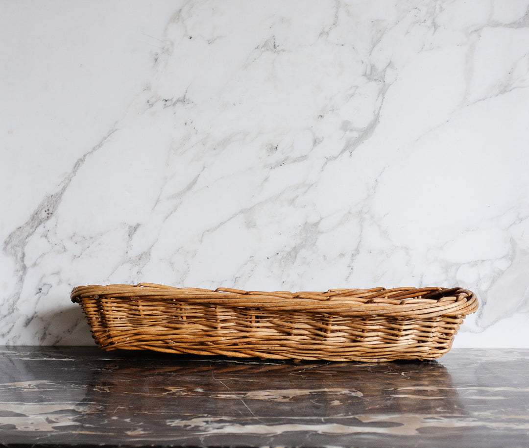 vintage french baguette basket