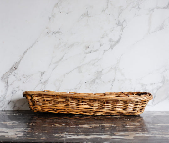 vintage french baguette basket