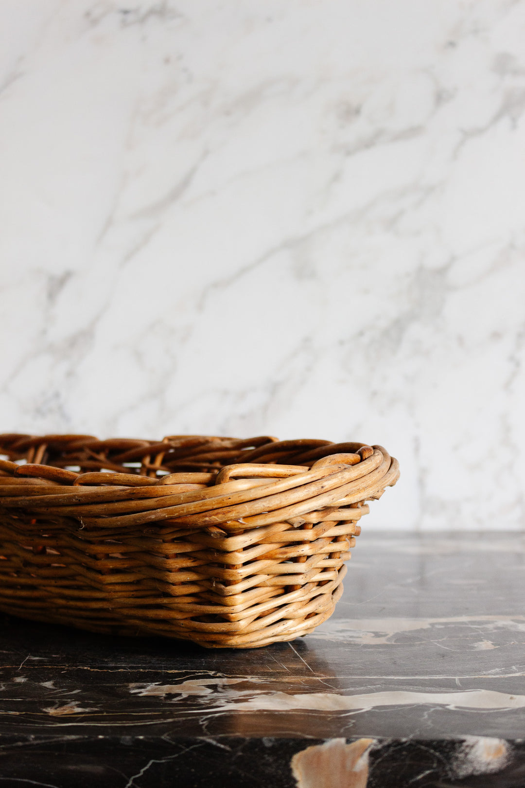 vintage french baguette basket