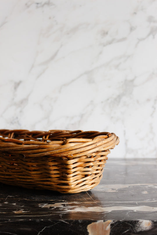 vintage french baguette basket