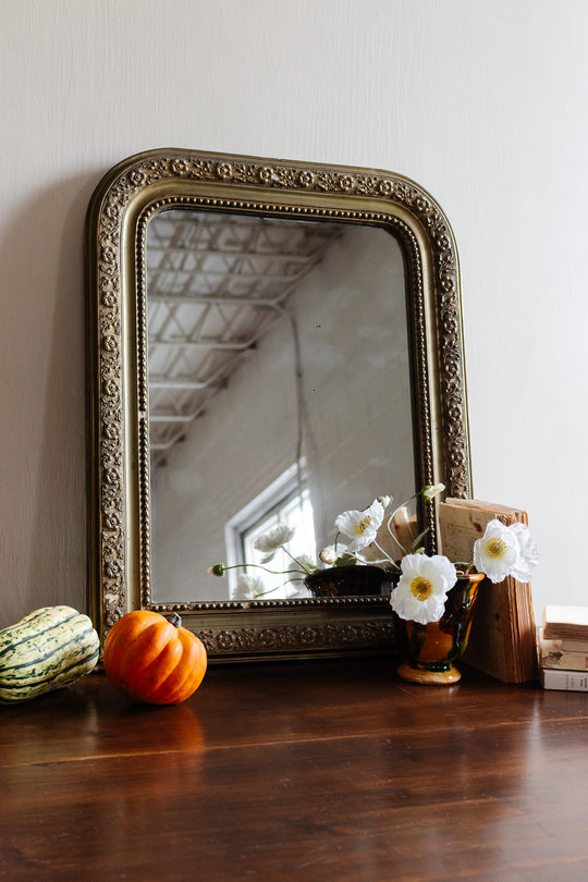 antique french gilt louis philippe mirror