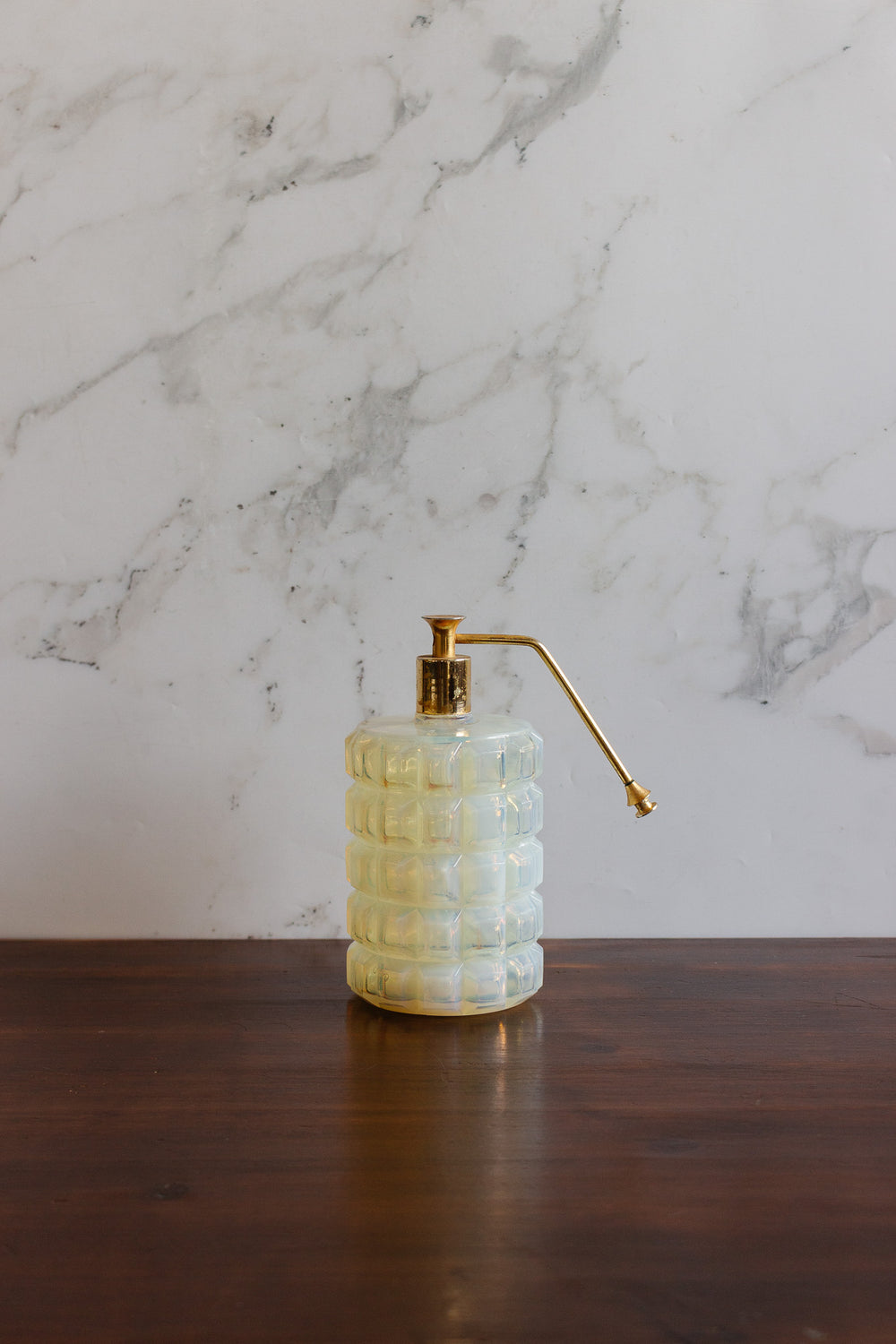 vintage french opaline perfume atomizer