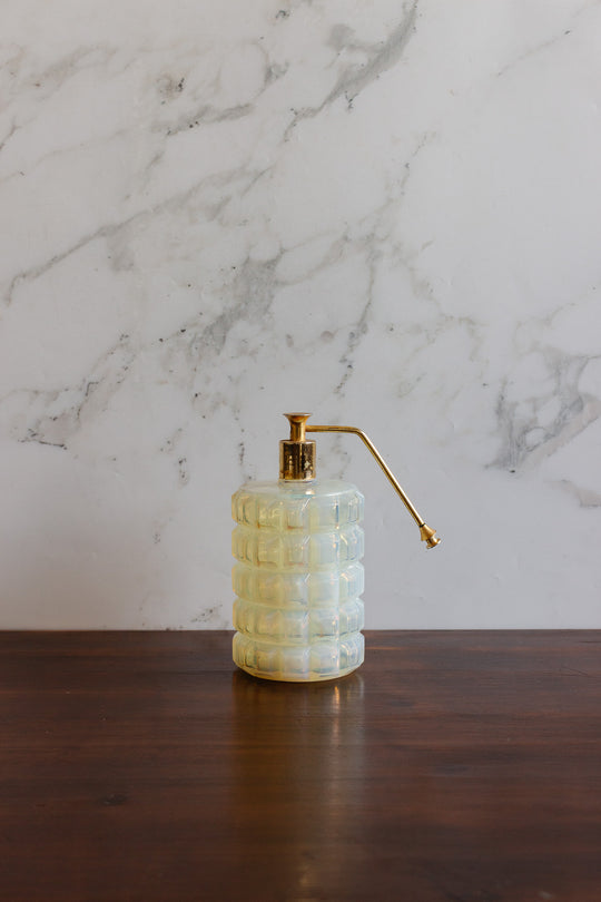 vintage french opaline perfume atomizer