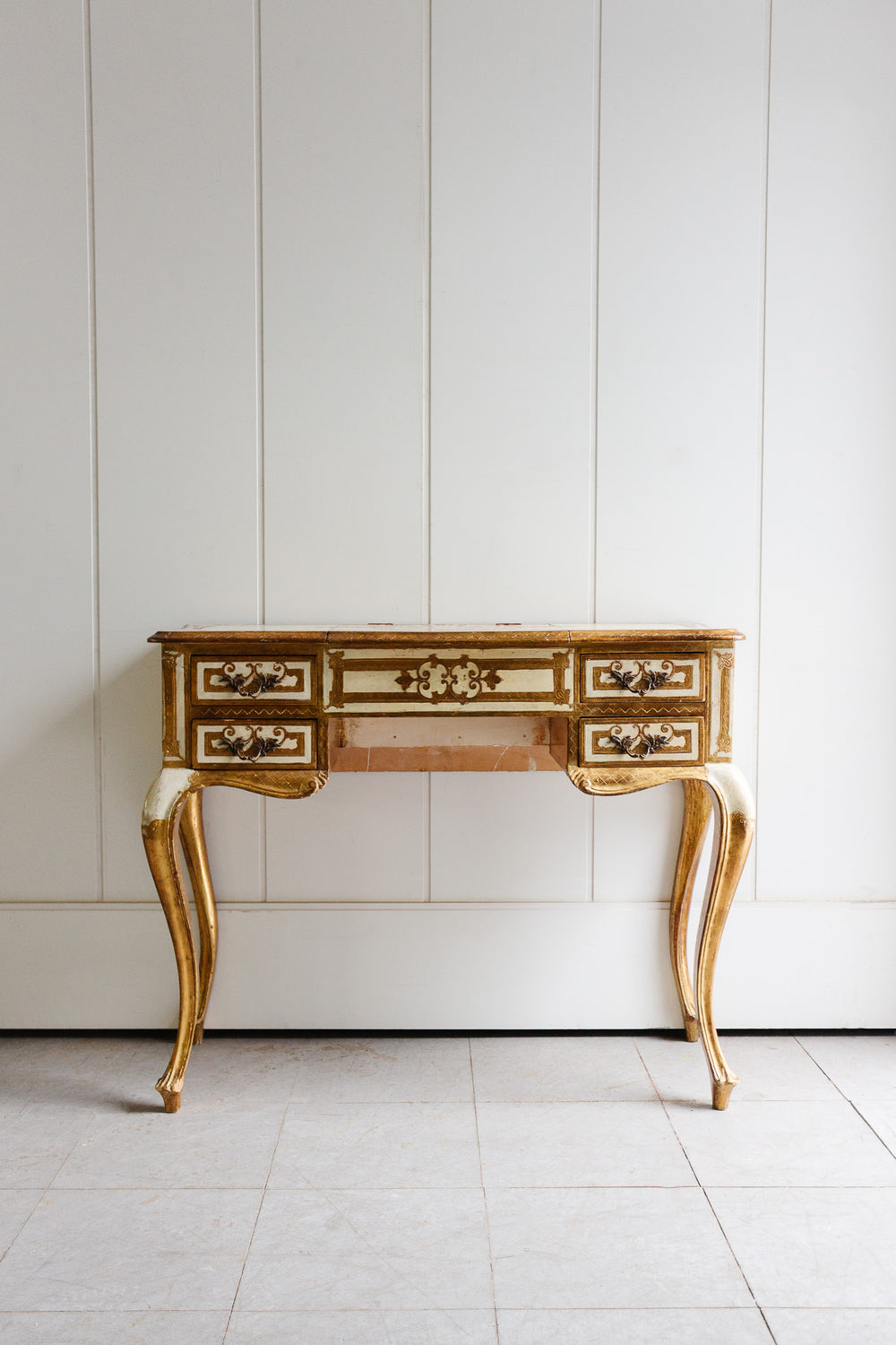 vintage italian florentine vanity