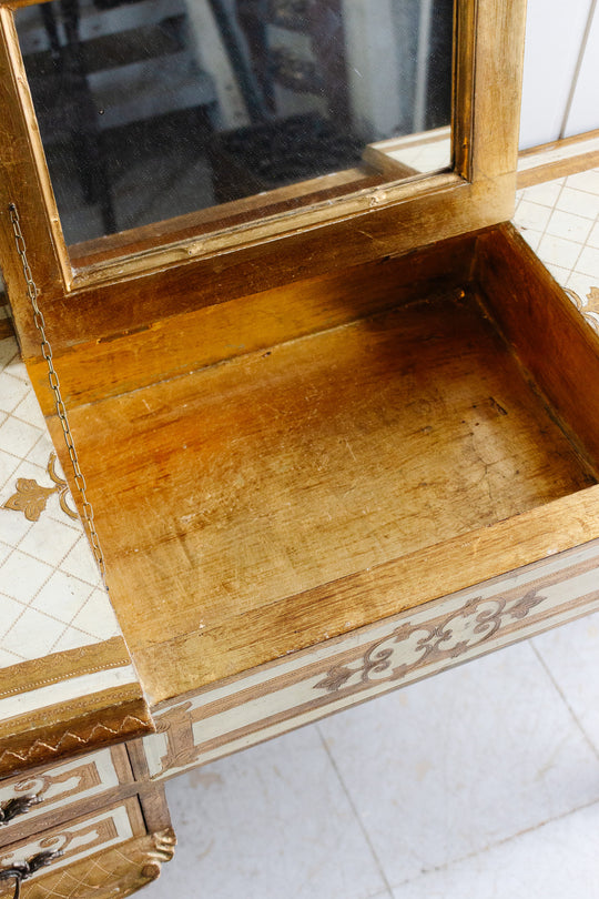 vintage italian florentine vanity