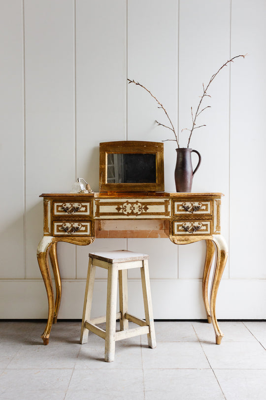 vintage italian florentine vanity