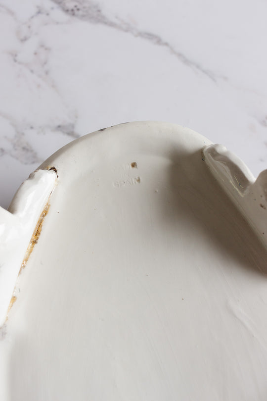 antique spanish porcelain jardinière