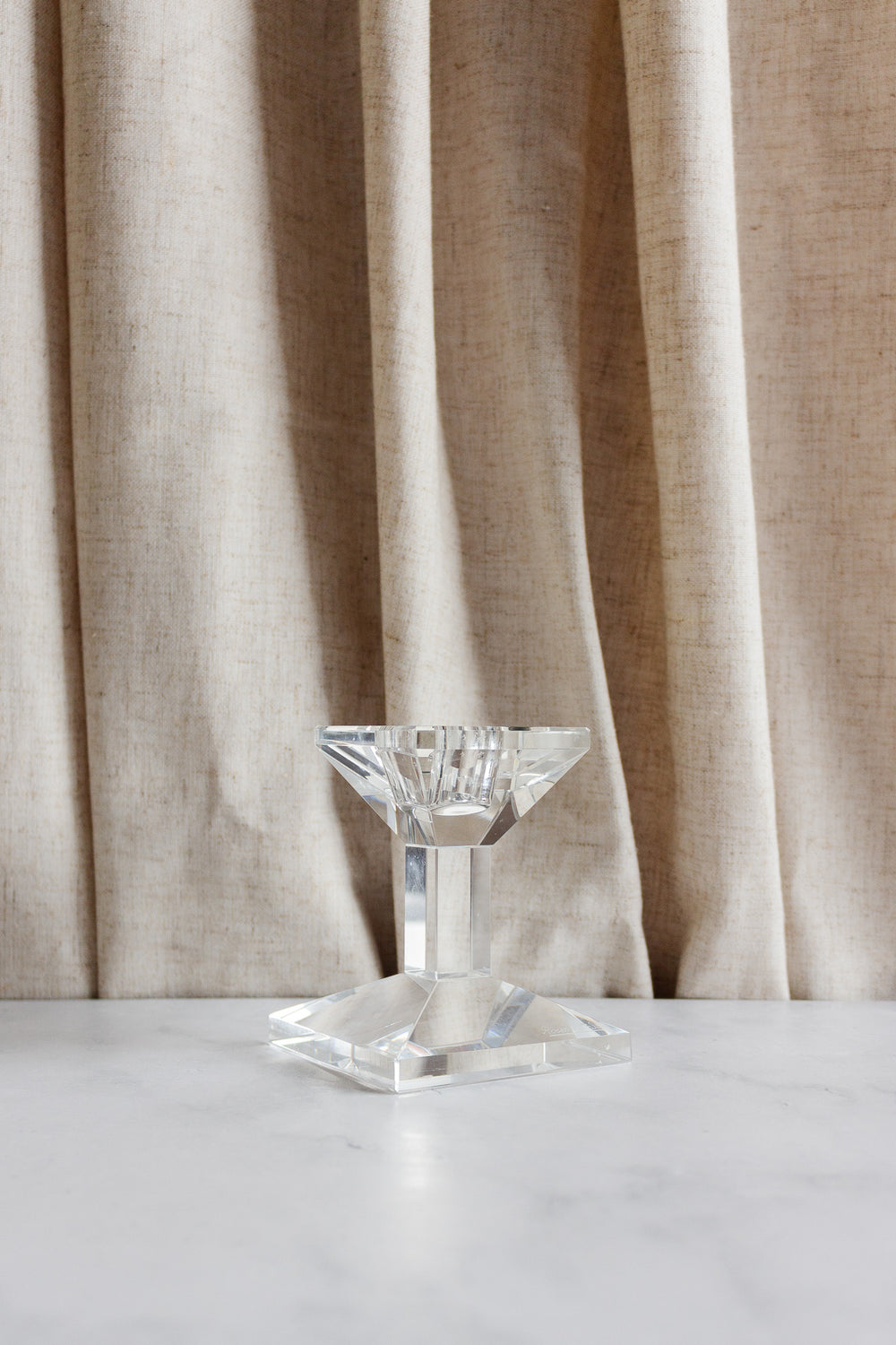 vintage german rosenthal crystal candlestick