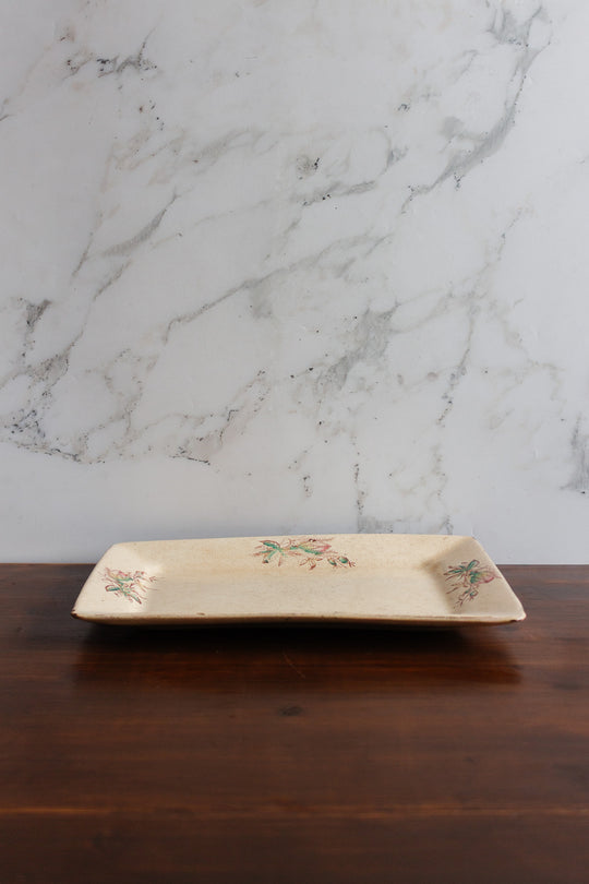 19th century early transferware platter