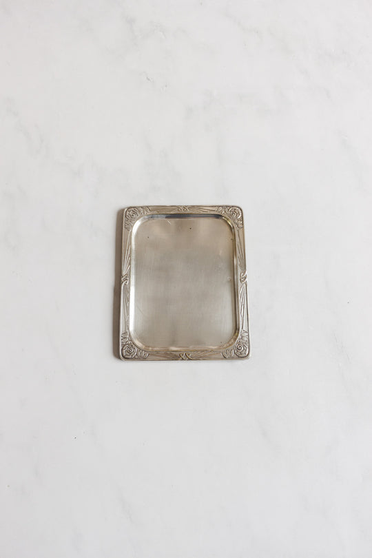 1930s french silver liqueur glasses with tray