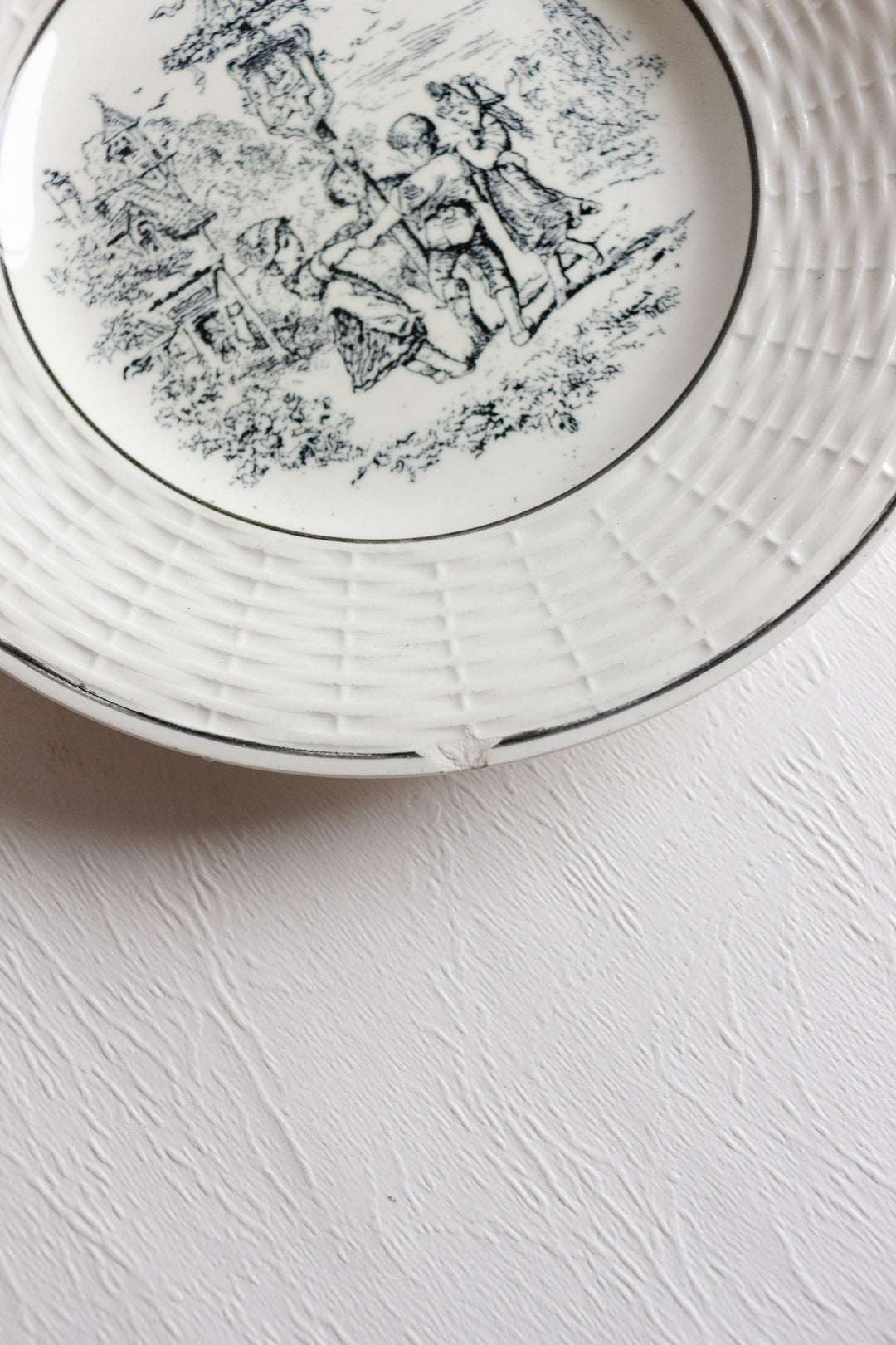 digoin sarreguemines "les mois" talking plates