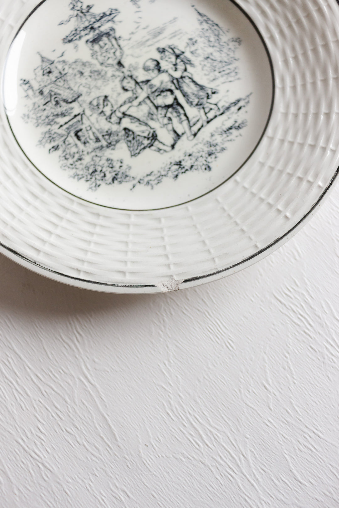 digoin sarreguemines "les mois" talking plates