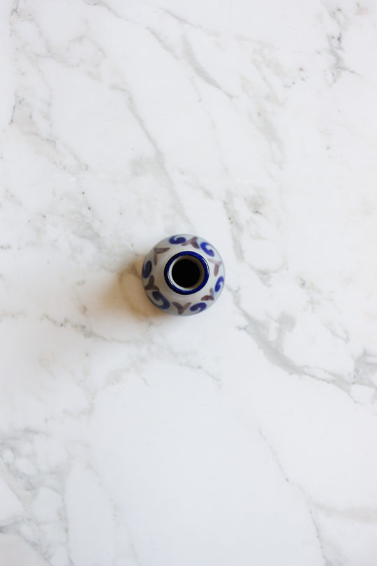 vintage german stoneware bud vase