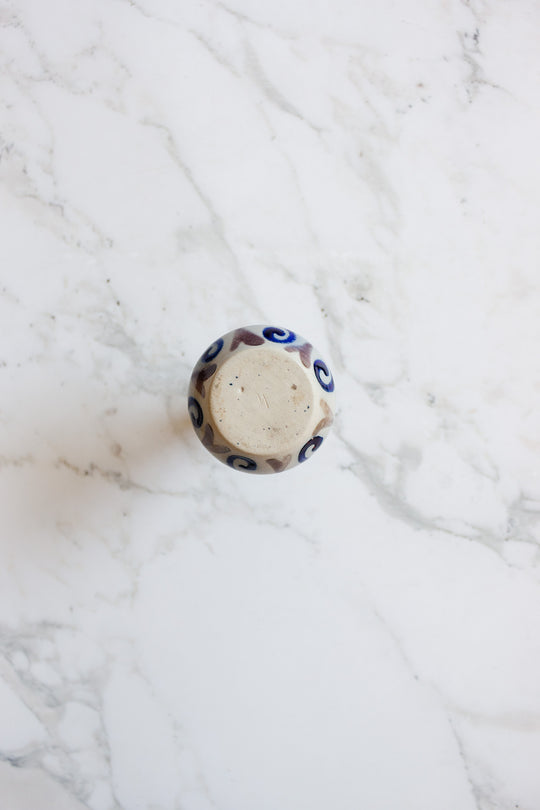 vintage german stoneware bud vase