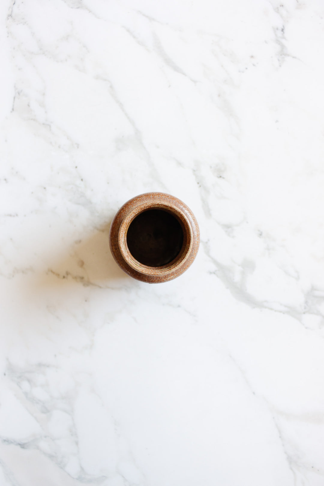 vintage french brown stoneware mustard jar