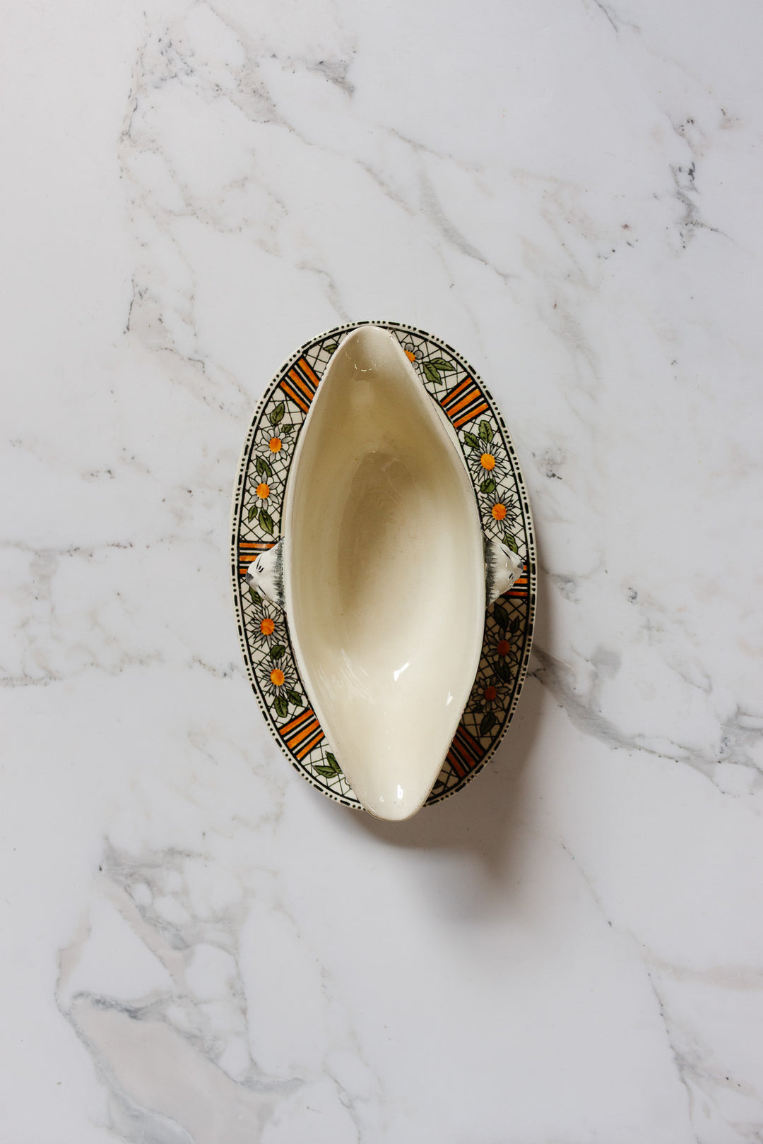 antique "elizabeth" gravy boat