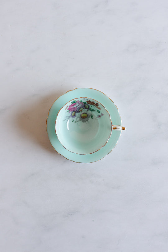 rare paragon double warrant floral teacup