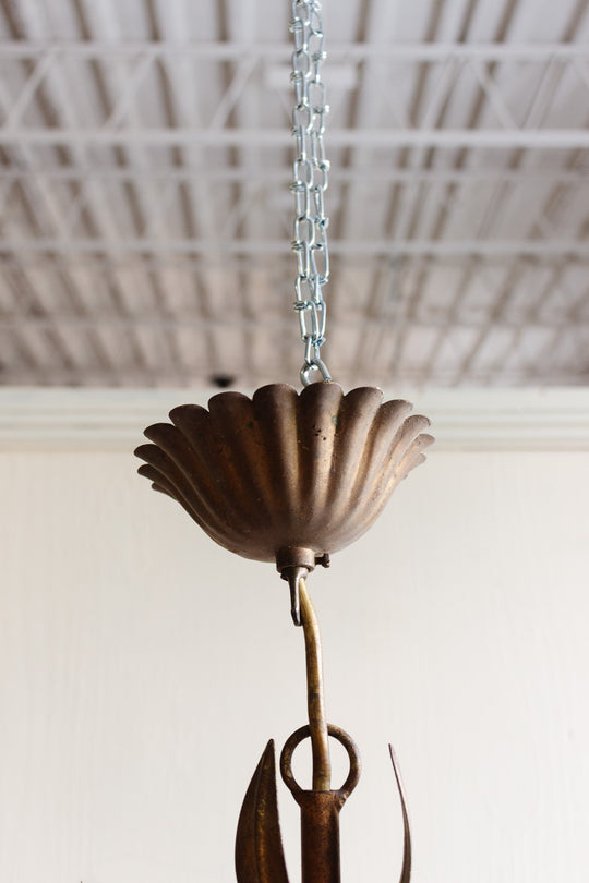 vintage french wheatsheaf chandelier ii