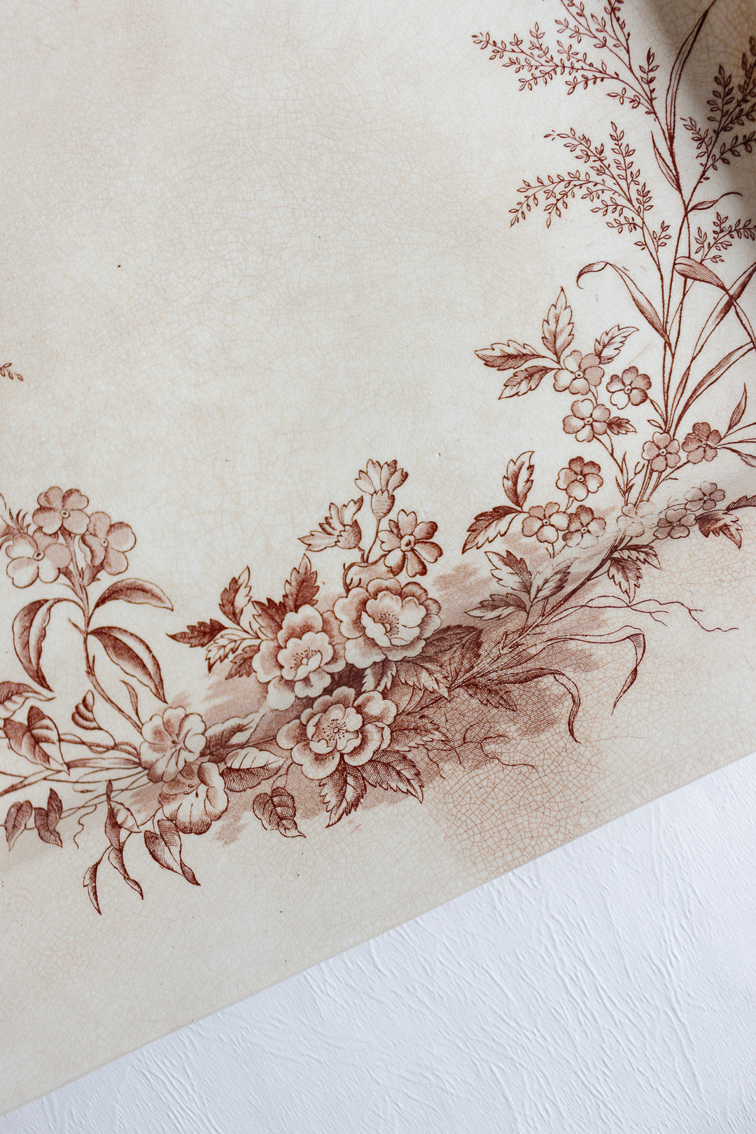 1888 english "montreal" cliff stoneware platter pair